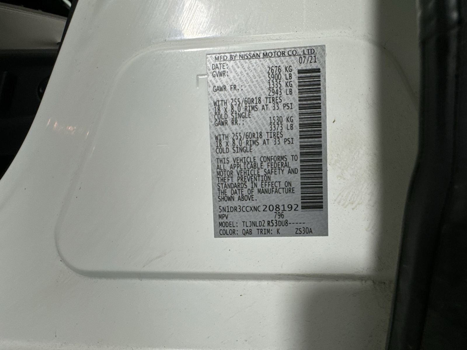 2022 Nissan Pathfinder SL 4WD