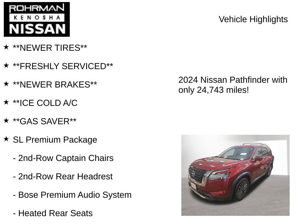 2024 Nissan Pathfinder SL
