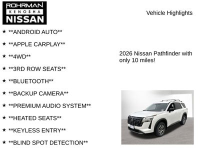 2026 Nissan Pathfinder SL