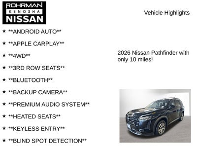 2026 Nissan Pathfinder SL