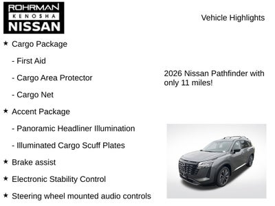 2026 Nissan Pathfinder Platinum
