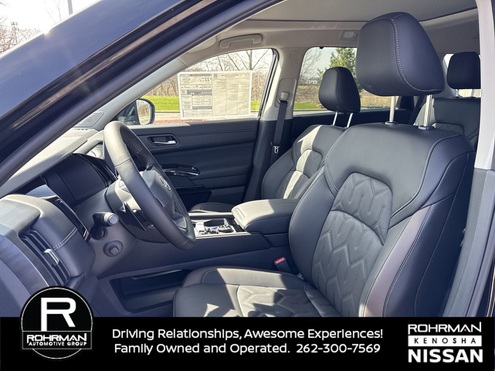 2026 Nissan Pathfinder Platinum Captain Chairs Package