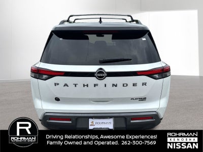 2026 Nissan Pathfinder Platinum Captain Chairs Package