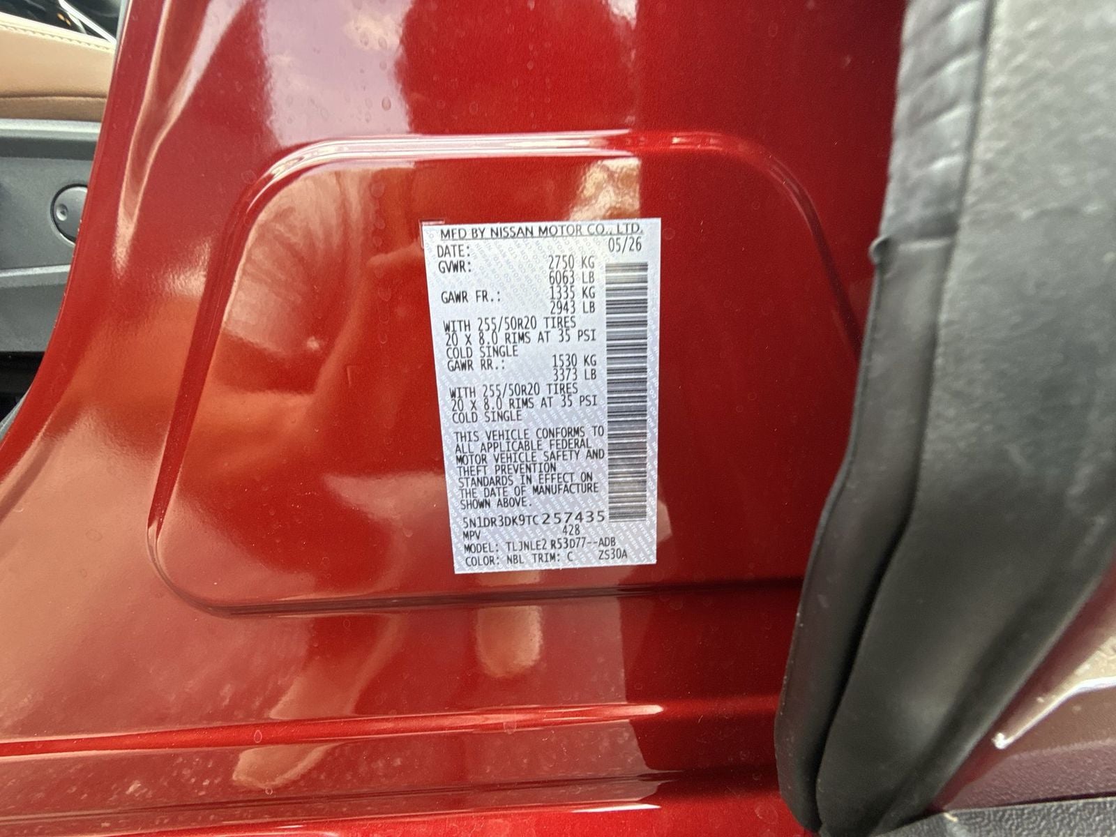 2026 Nissan Pathfinder Platinum Captain Chairs Package