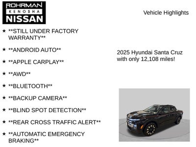2025 Hyundai Santa Cruz SEL