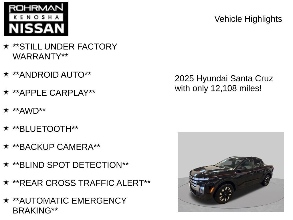 2025 Hyundai Santa Cruz SEL