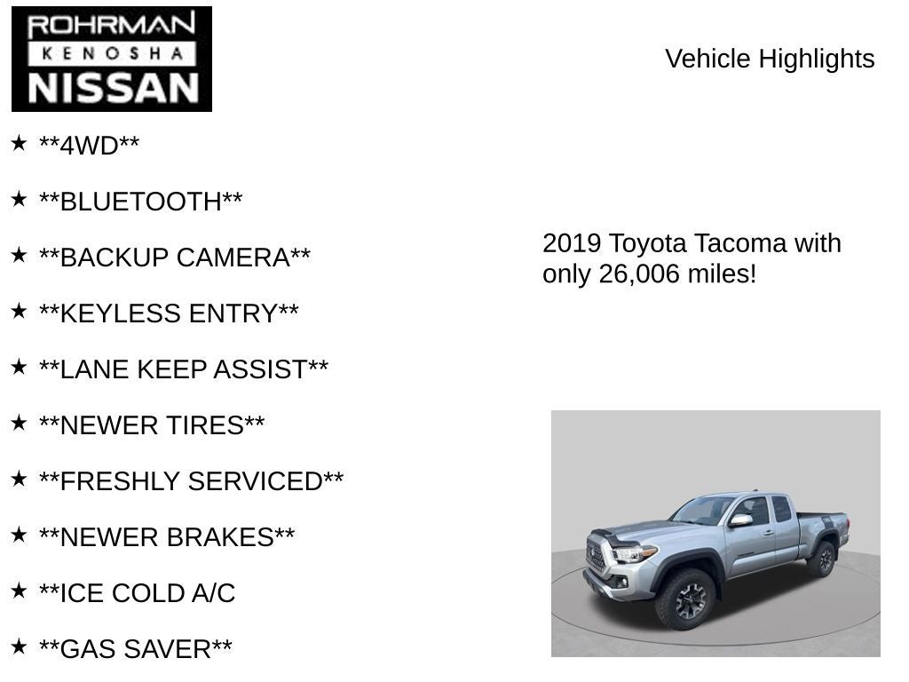 2019 Toyota Tacoma TRD Off-Road V6