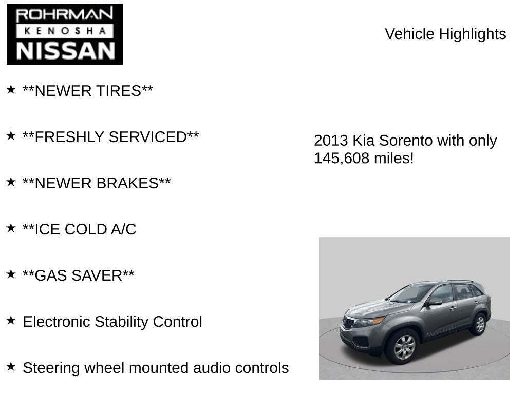 2013 Kia Sorento LX