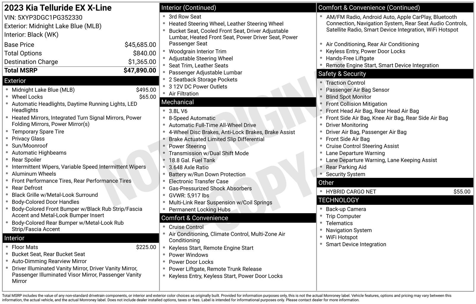 2023 Kia Telluride EX X-Line