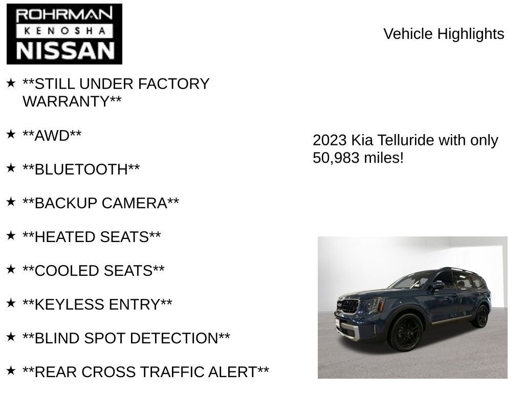 2023 Kia Telluride EX X-Line