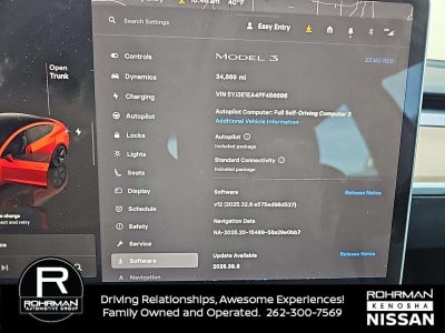 2023 Tesla Model 3 Base Full Self Drive Computer