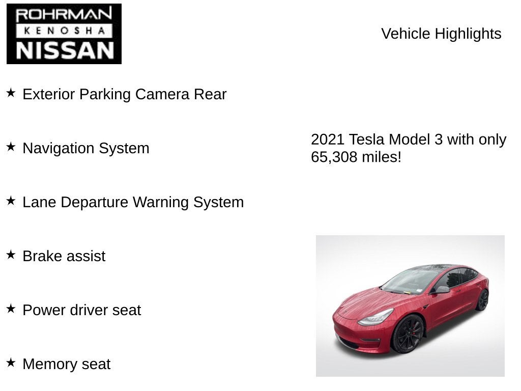 2021 Tesla Model 3 Performance