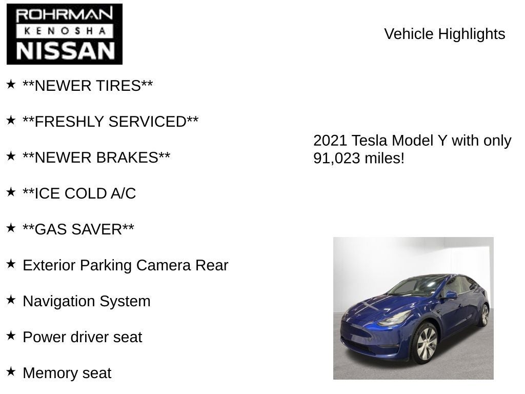2021 Tesla Model Y Long Range