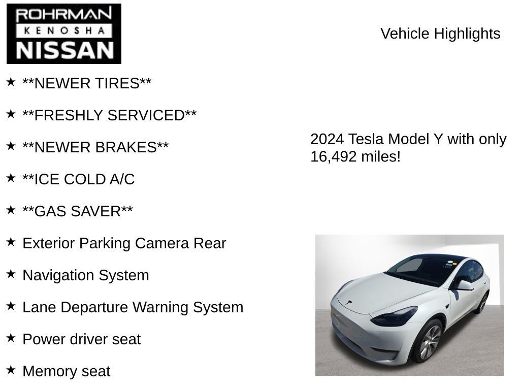 2024 Tesla Model Y Standard Range