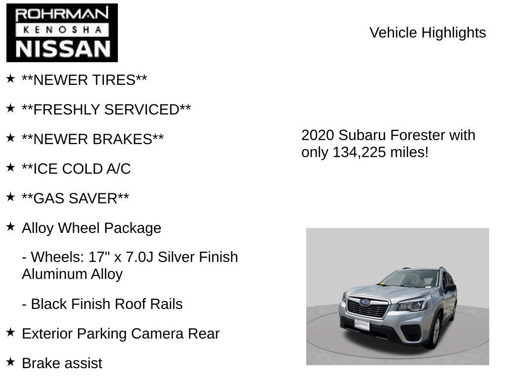2020 Subaru Forester Base