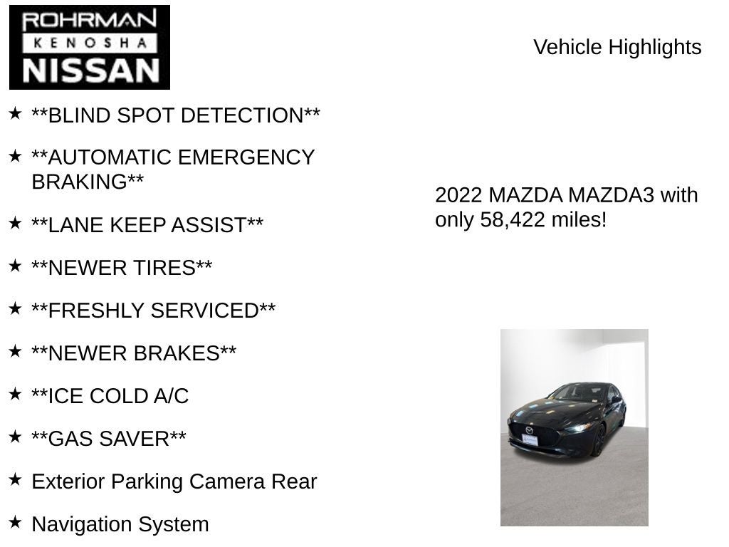 2022 Mazda Mazda3 Premium