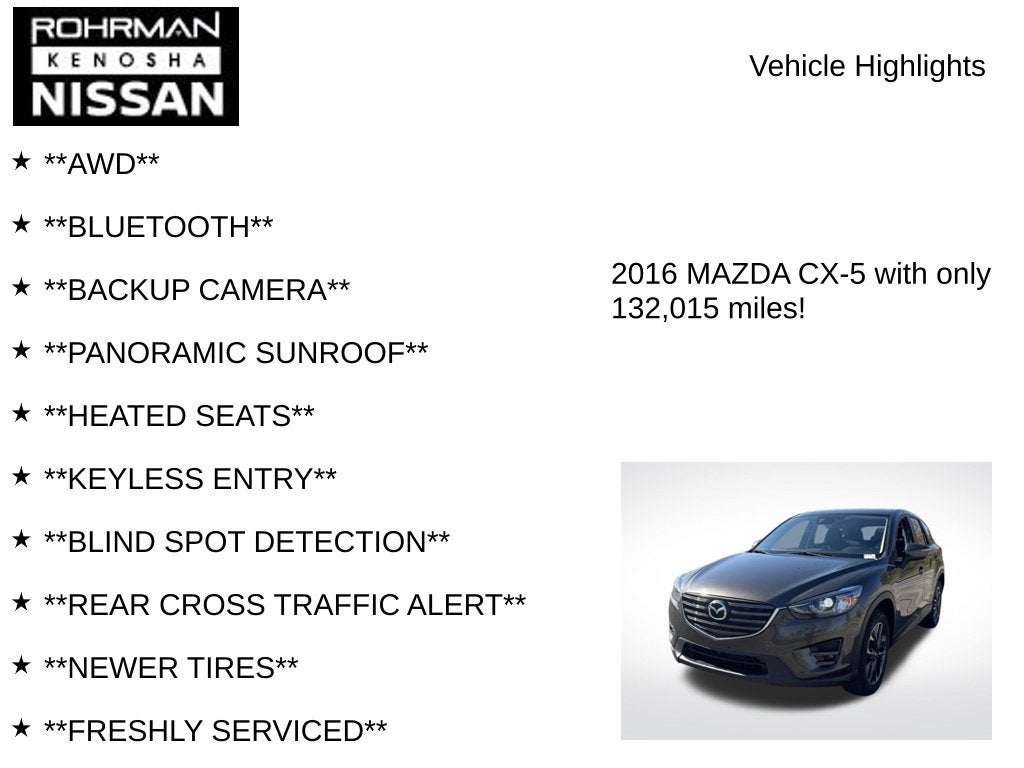 2016 Mazda Mazda CX-5 Grand Touring