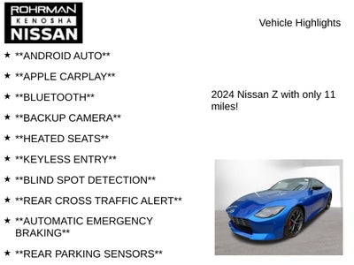 2024 Nissan Z Performance