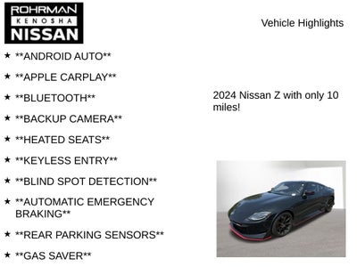 2024 Nissan Z NISMO