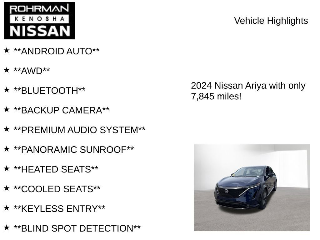 2024 Nissan Ariya PLATINUM+ e-4ORCE