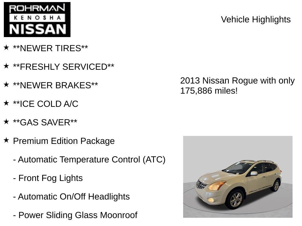 2013 Nissan Rogue SV