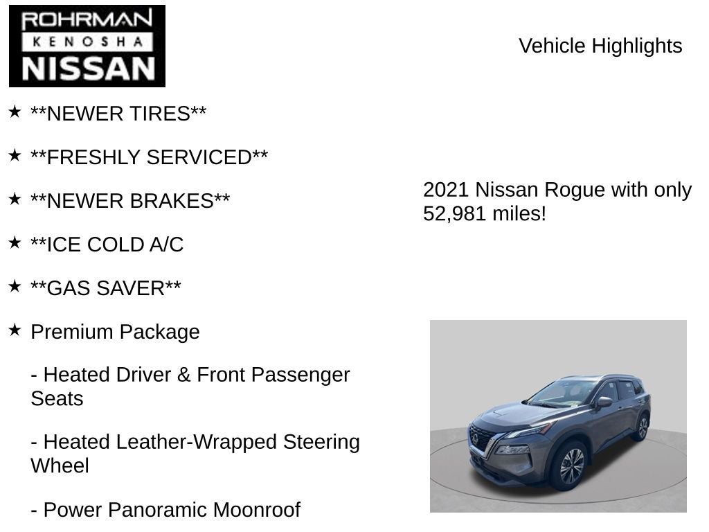 2021 Nissan Rogue SV