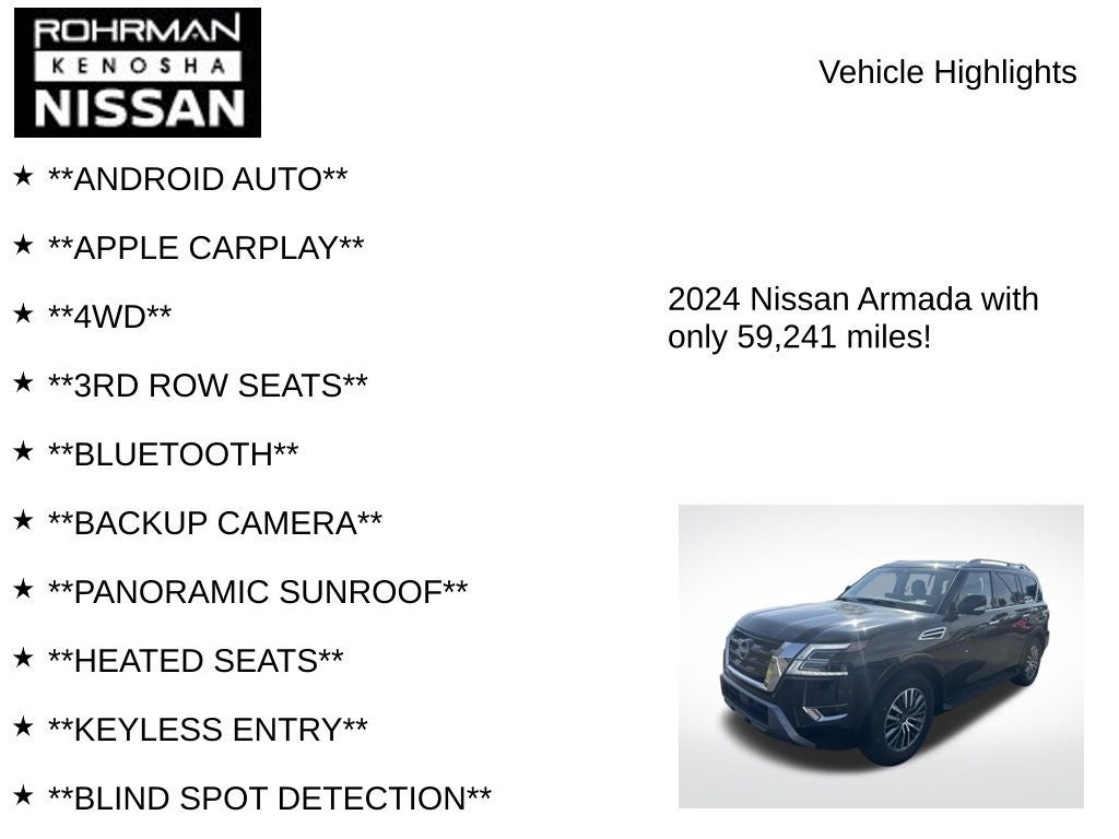 2024 Nissan Armada SL