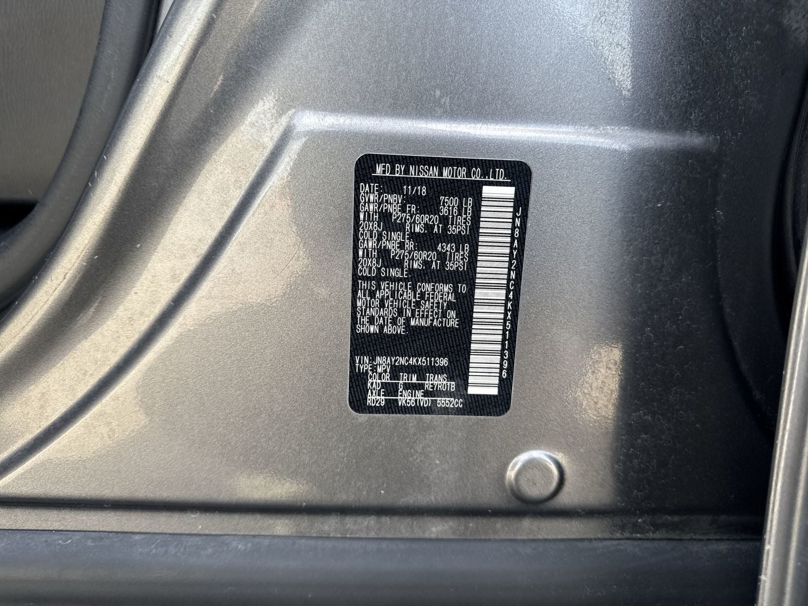 2019 Nissan Armada SL