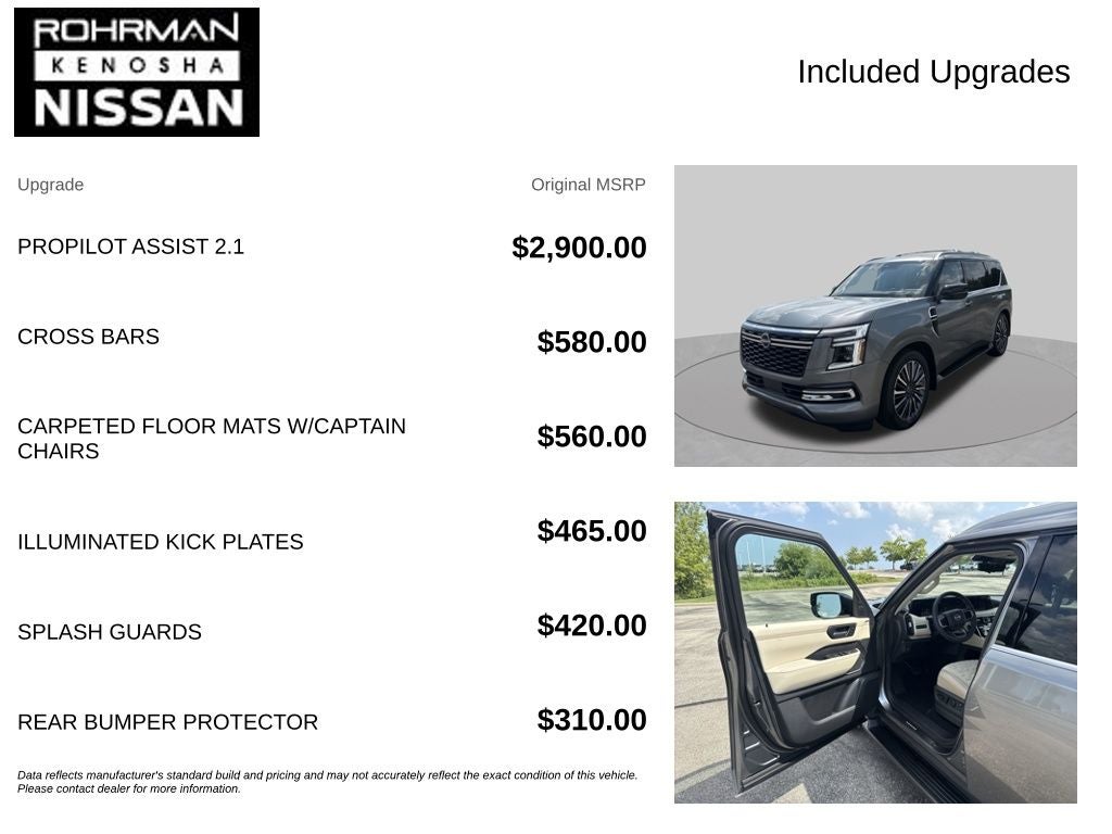 2026 Nissan Armada Platinum Reserve