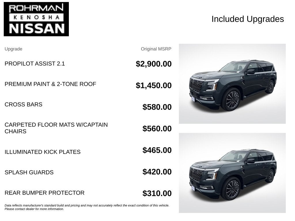 2026 Nissan Armada Platinum Reserve