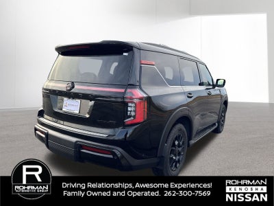 2026 Nissan Armada PRO-4X Captain's Chair Seat Package