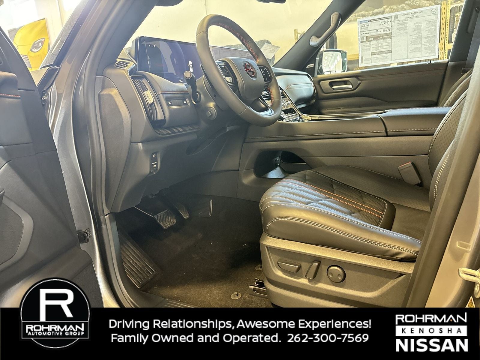 2026 Nissan Armada PRO-4X Captain's Chair Seat Package