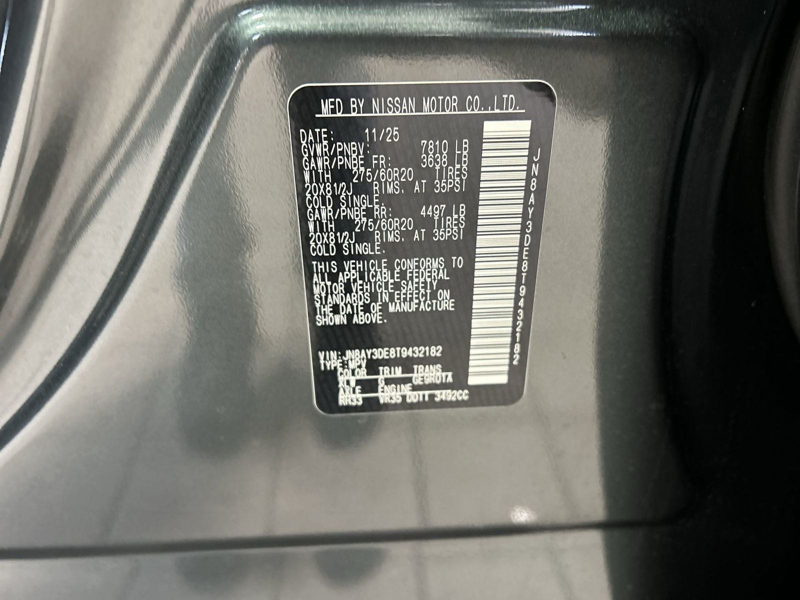 2026 Nissan Armada PRO-4X Premium Package