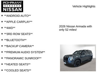 2026 Nissan Armada PRO-4X Premium Package