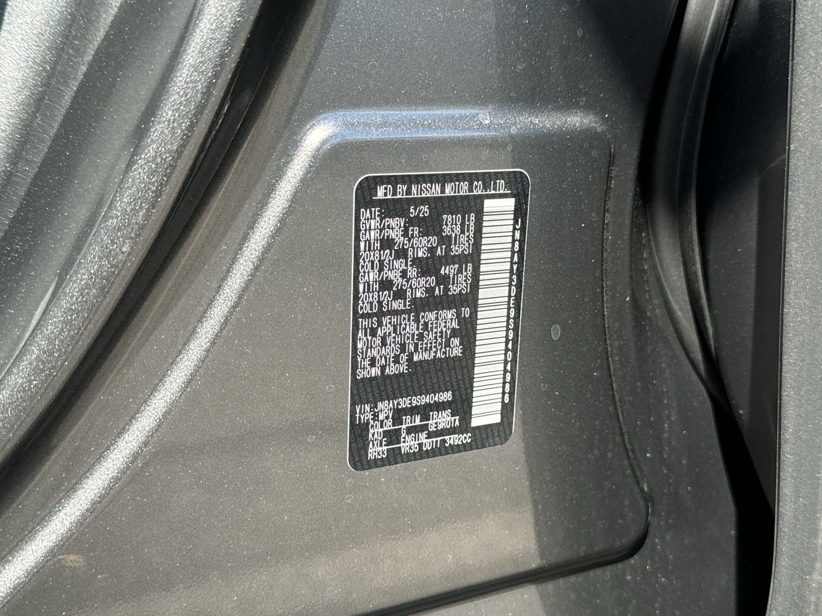 2025 Nissan Armada PRO-4X