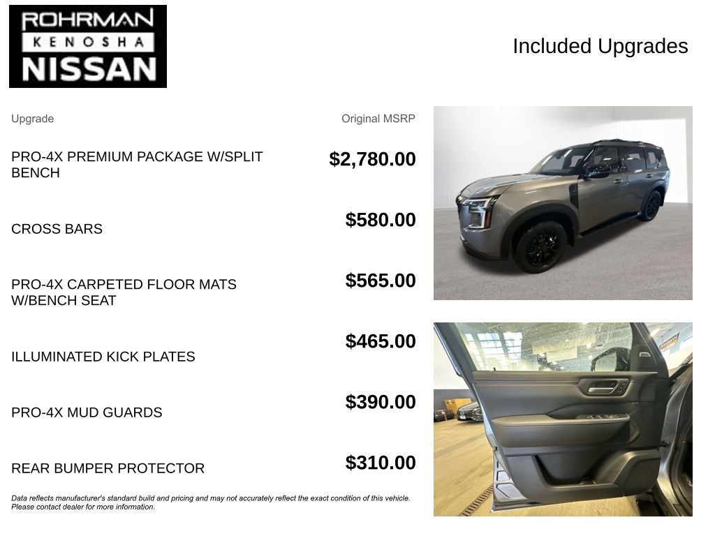 2026 Nissan Armada PRO-4X Premium Package
