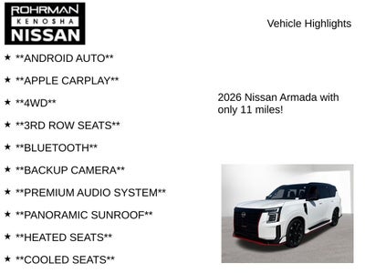 2026 Nissan Armada NISMO