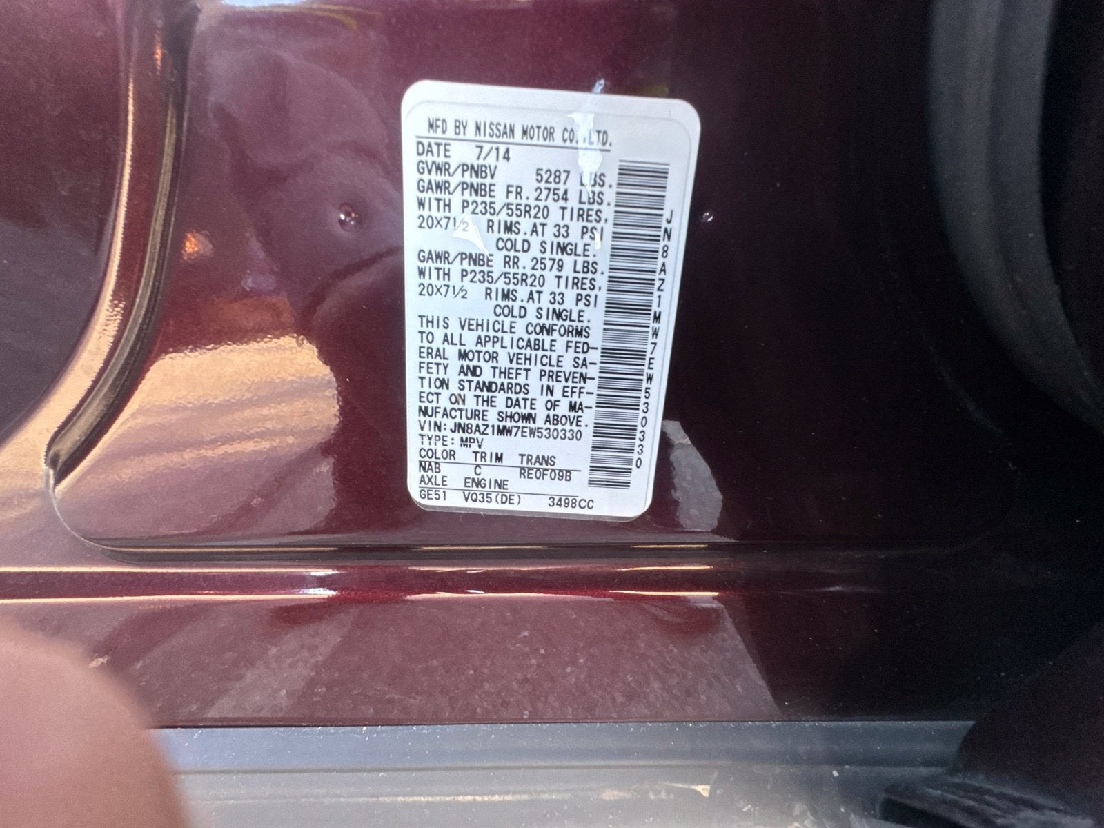 2014 Nissan Murano LE