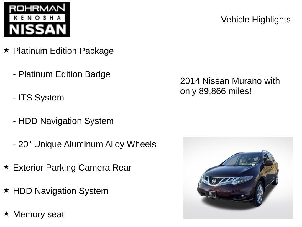 2014 Nissan Murano LE