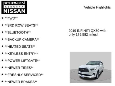 2019 INFINITI QX80 LUXE