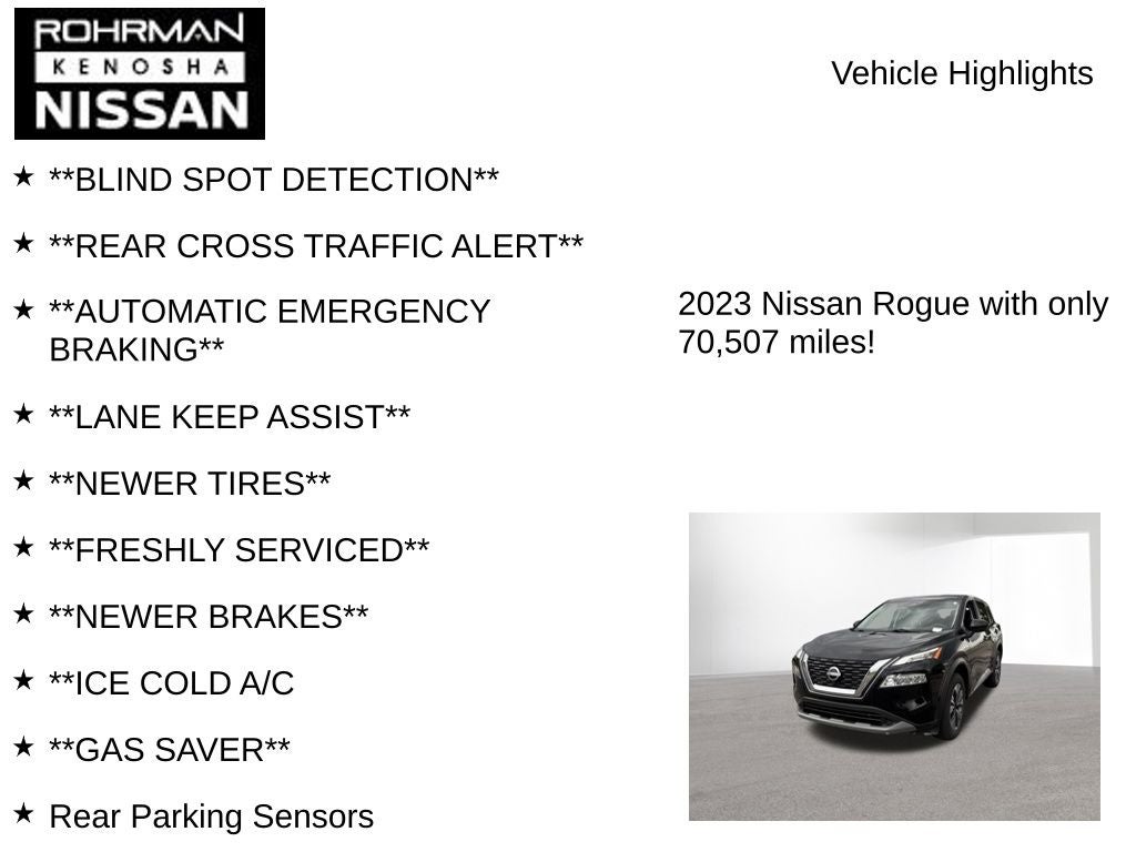2023 Nissan Rogue SV