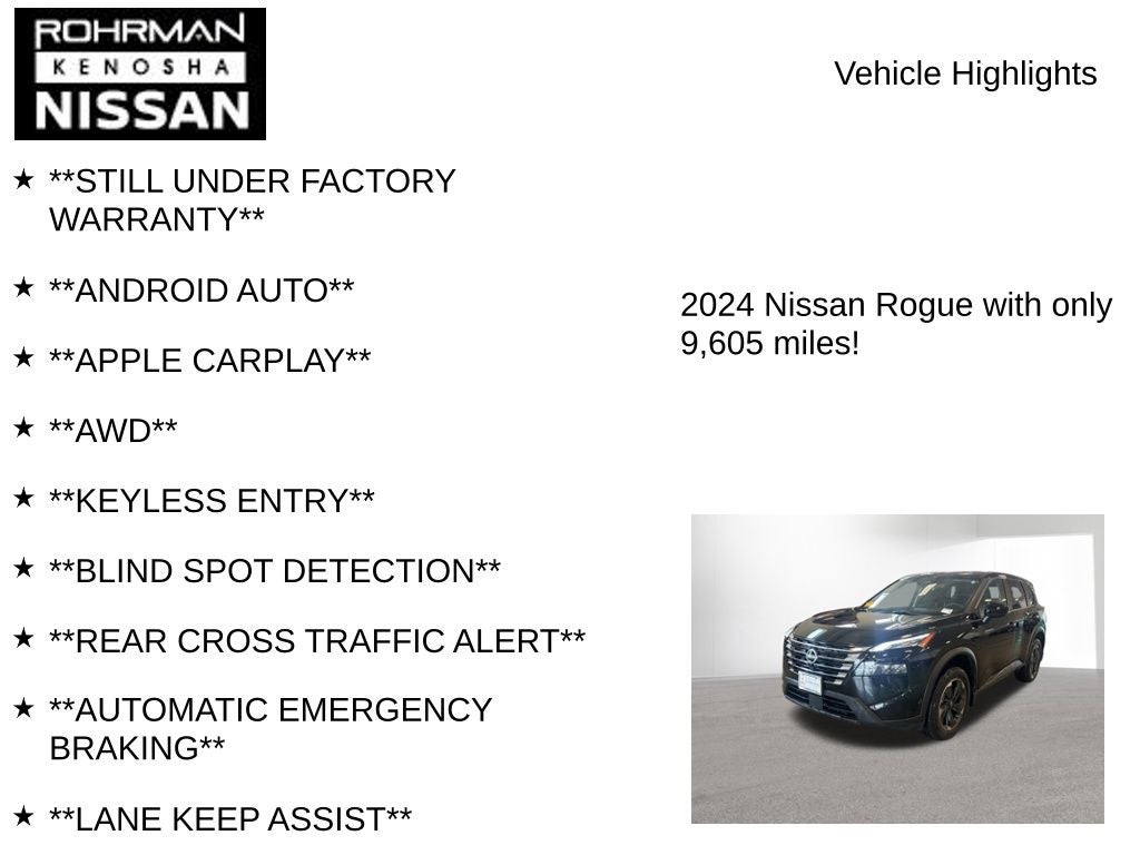 2024 Nissan Rogue SV