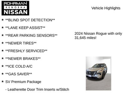 2024 Nissan Rogue SV Premium Package