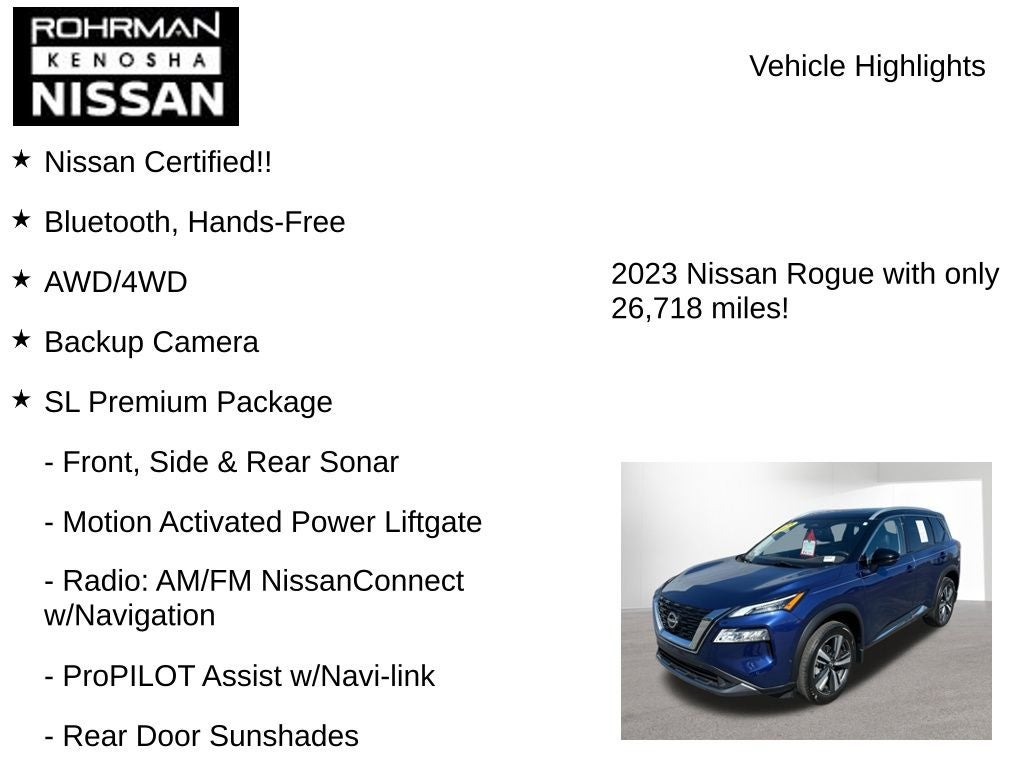2023 Nissan Rogue SL