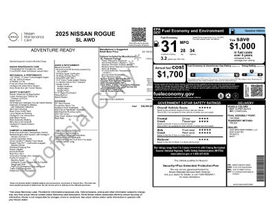 2025 Nissan Rogue SL Premium Package