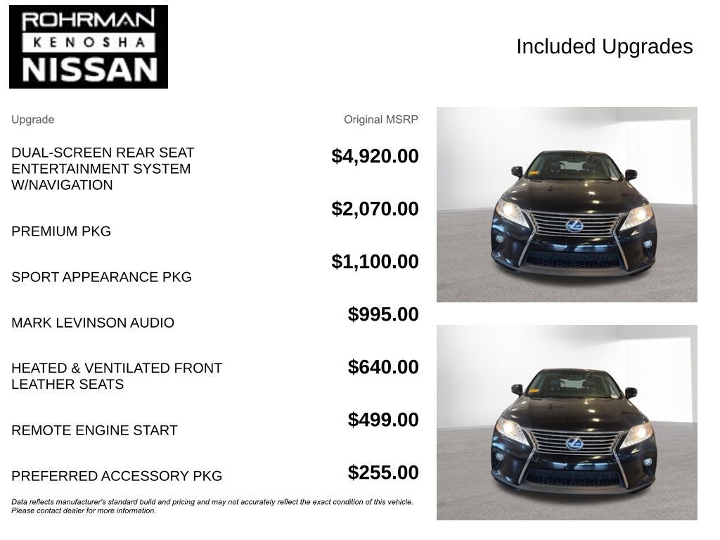 2013 Lexus RX 450h