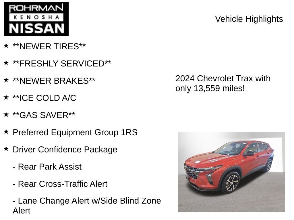 2024 Chevrolet Trax 1RS