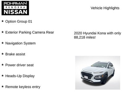 2020 Hyundai Kona Ultimate