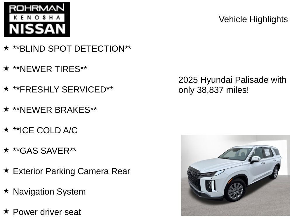 2025 Hyundai Palisade SEL