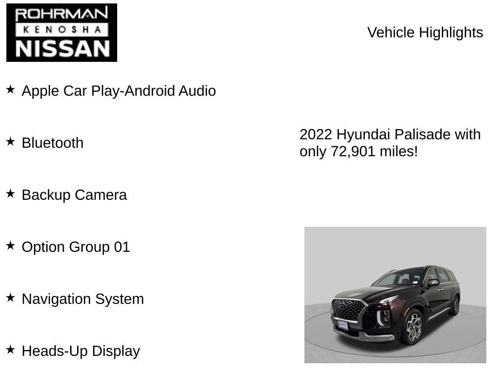 2022 Hyundai Palisade Calligraphy